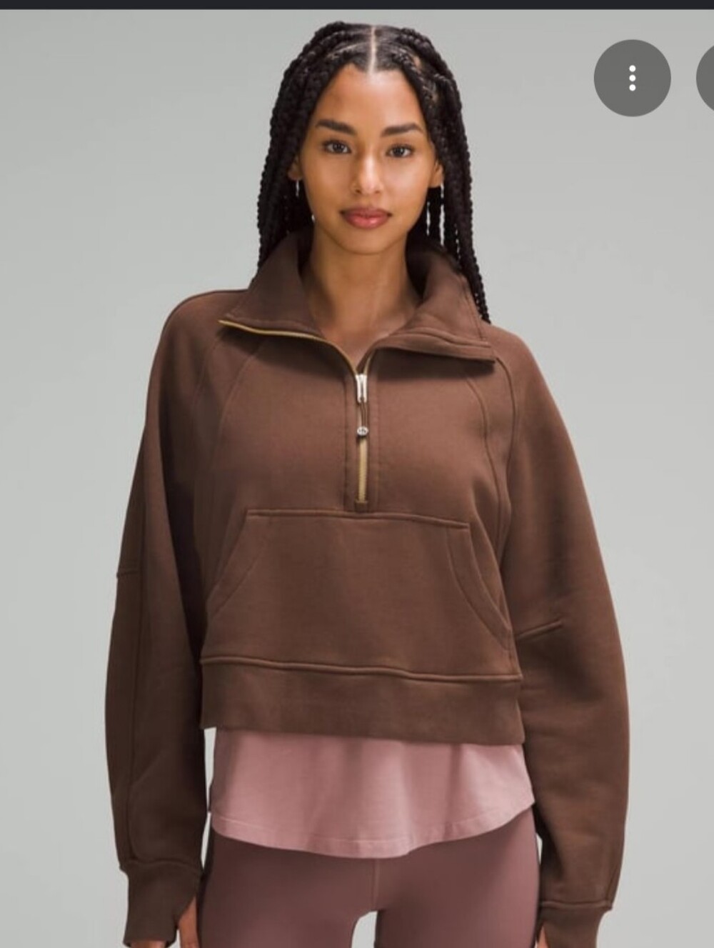 lululemon Scuba Half-Zip In Java